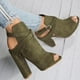 thumbnail image 3 of Sandalias de punta abierta transpirables de color puro a la moda, zapatillas ligeras, zapatos de mujer Wmkox8yii ytu11242, 3 of 7