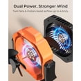 thumbnail image 2 of Ventilador portátil recargable Koonie de 8 pulgadas con 27 horas de trabajo, 2 of 9