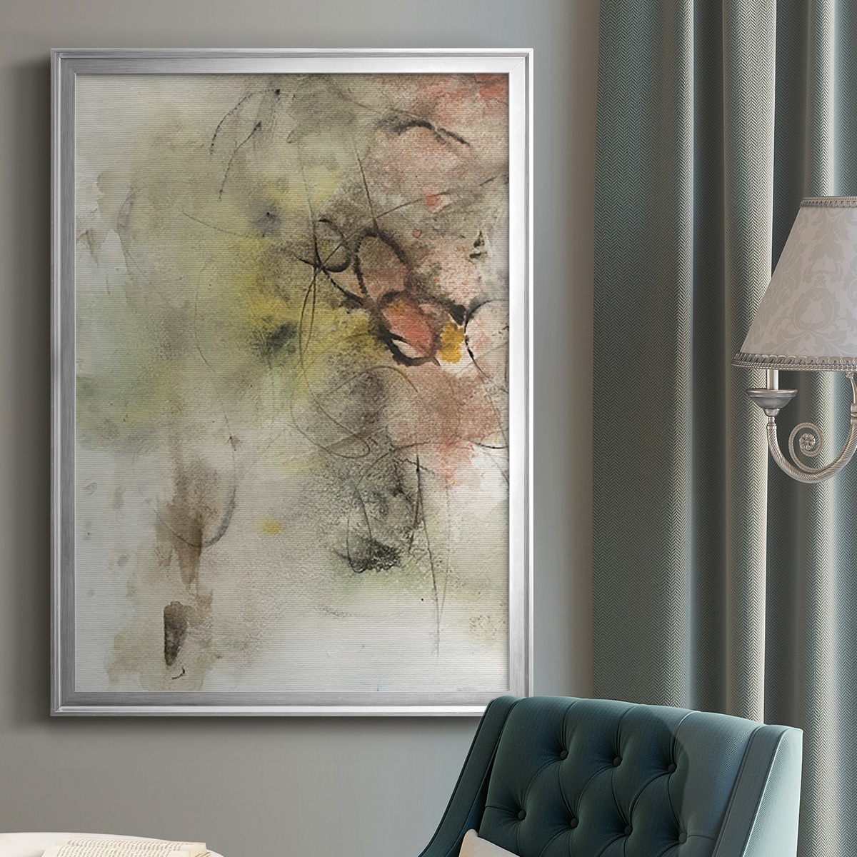 Soft Inspiration III Premium Framed Print, in Gold, Black, or Silver - Ready to Hang