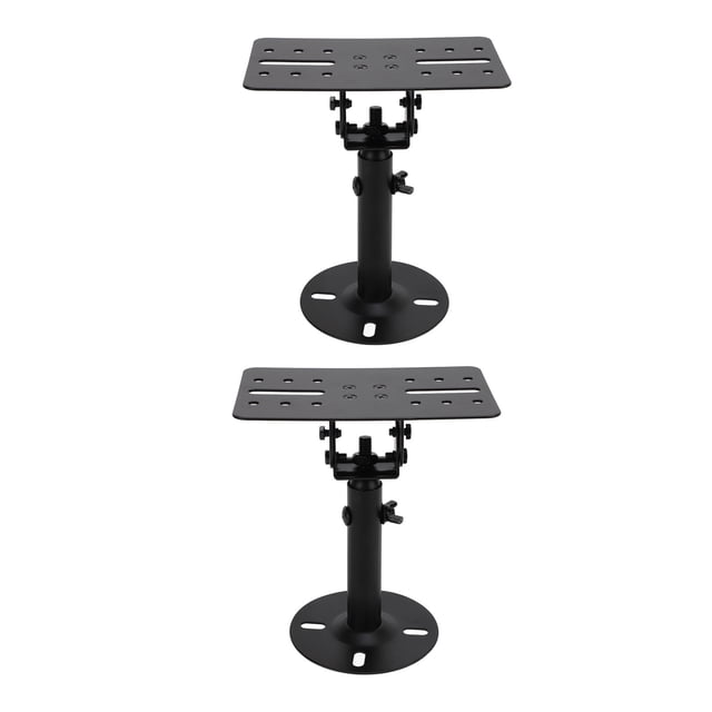 Soporte De Altavoz, Altavoz De Montaje Versátil, Montaje En Pared, Varilla Telescópica, Base Grande Engrosada De Hierro Para Cine En Casa