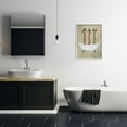 thumbnail image 2 of Stupell Industries Natural Palette Three Giraffe Necks In A Claw Foot Bathtub, 24 x 30,Design by Coco de Paris, 2 of 5