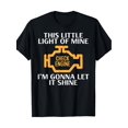 thumbnail image 2 of [Check Engine Light T-Shirt] Funny Car Auto Mechanic Garage Men T-Shirt - 220g Check Engine Light Shine, 2 of 7