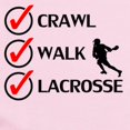 thumbnail image 2 of CafePress - Crawl Walk Lacrosse Body Suit - Long Sleeve Cotton Baby Bodysuit, 2 of 4