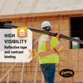 thumbnail image 3 of Chaleco de seguridad Pioneer Hi Vis con mangas para hombre y mujer, clase 3, 3 of 9