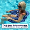 thumbnail image 5 of 2 Piece Value Pack, Pool Noodle Chair, Unisex Mesh Floating Noodle Chair Pool Float, Pool Sling Chair, Pool Noodle Seat, Great Pool Accesories, Pool Noodles Not Included, 5 of 9