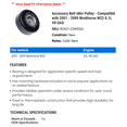 thumbnail image 2 of Accessory Belt Idler Pulley - Compatible with 2001 - 2009 Workhorse W22 8.1L V8 GAS 2002 2003 2004 2005 2006 2007 2008, 2 of 2
