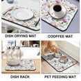 thumbnail image 4 of Washable Rubber Pioneer Dish Drying Mats for Kitchen Counter Home Large Coffee Bar Pad Accessories and Decor for Utensils Stemware 23.5''x15.5'', 4 of 7