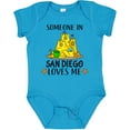 thumbnail image 3 of Inktastic Someone in San Diego Loves Me Boys or Girls Baby Bodysuit, 3 of 5