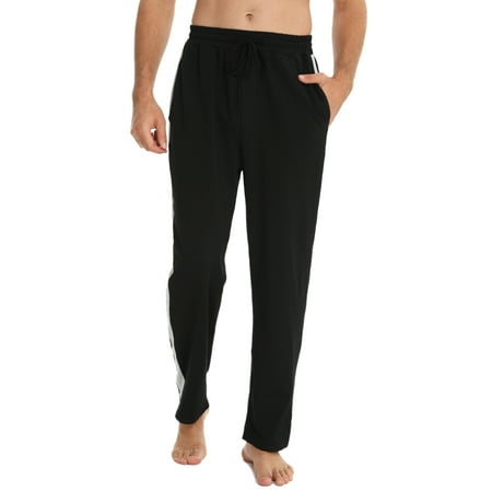 

Mens Cotton Pajama Pants Lightweight Lounge Pant with Pockets Soft Sleep Pj Bottoms