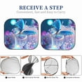 thumbnail image 6 of Windshield Sun Shade, Butterfly Fantasy Foldable Car Sun Shade Windshield for Front, 2 Pieces, 6 of 7
