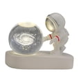 thumbnail image 2 of Luz nocturna con bola de cristal, lámpara nocturna astronómica, regalo para niños y adultos, luz de globo de cristal, luz de noche para decoración de lechosa, 2 of 8