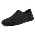 thumbnail image 3 of Men's Beige Breathable Mesh Slip-On Loafers, Lightweight Casual Summer Shoes, 3 of 8