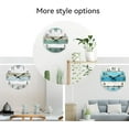 thumbnail image 3 of Wall Clock, Silent Non Ticking Battery Operated, Rustic Coastal Country Clock Decorative for Bathroom Kitchen Bedroom, 3 of 10
