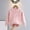 Pink, variant on fnnxnal Girls Pullover Sweaters Cotton Knit Crew Neck Long Sleeve Warm Winter Sweater for Kids Size 5-6T Pink