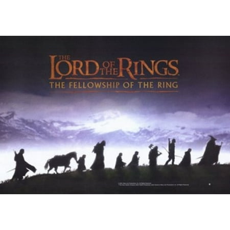 - Lord of the Rings The Fellowship of the Ring - style I Movie Poster (17 x 11)