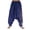 Blue, variant on Men Pants Loose Fit Stylish Nylon Men Harem Pants for Party