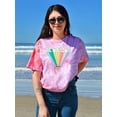 thumbnail image 2 of Be Unique Rainbow Tie Dye Cyclone Women -Image by Shutterstock, Female x-Large, 2 of 4