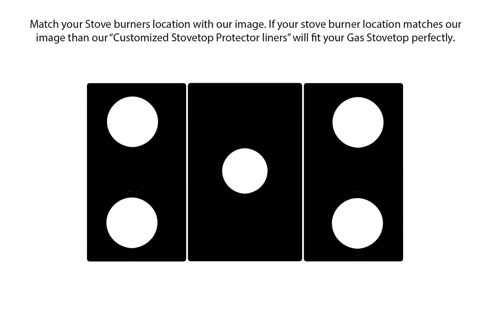 Stove Protector Liners Compatible with Frigidaire Stoves, Gas Ranges - Customized - Easy Cleaning Liners for Frigidaire Compatible Model FFGF3056TDA
