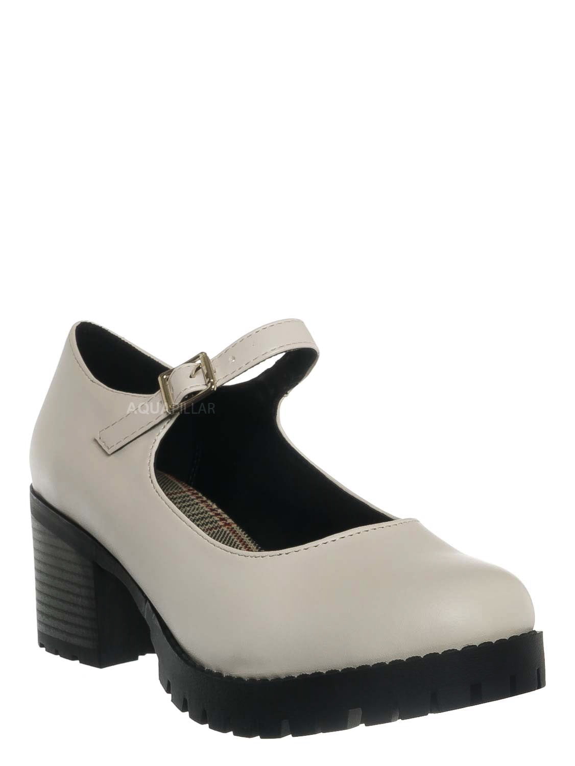 Puntal grueso Mary Jane Pump Zapatos de vestir Nicaragua Ubuy