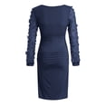 thumbnail image 5 of TAIAOJING Women's Summer Maternity Nursing Breastfeeding Dress Long Sleeve Lace Nightgown Nightshirt Dresses, 5 of 5
