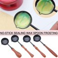 thumbnail image 3 of No-Stick Sealing Wax Spoon Frosting Wooden Handle Seal Spoon, 3 of 8