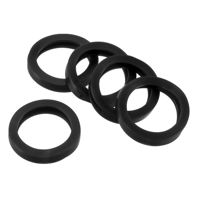 Unique Bargains Key Cap Cover 1.2' Round Key Identifier Tags for House Keys, Black, 20 Pack