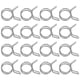 thumbnail image 1 of 200pcs riego manguera abrazadera manguera de jardín abrazaderas de manguera de acero inoxidable clips de tubería, 1 of 5