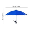 thumbnail image 3 of Phone Umbrella - Clip-On Sun and Rain Shield for Mobile Devices | Adjustable Anti Reflective Waterproof Mini Umbrella for Outdoor Travel Beach Pool Car Photography Protection, 3 of 6