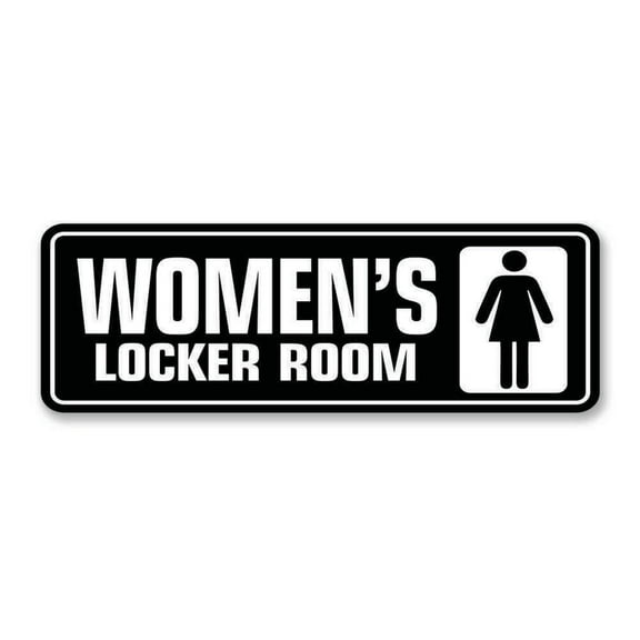 Standard Plus Women's Locker Room Wall or Door Sign | Office Public Signage - Large