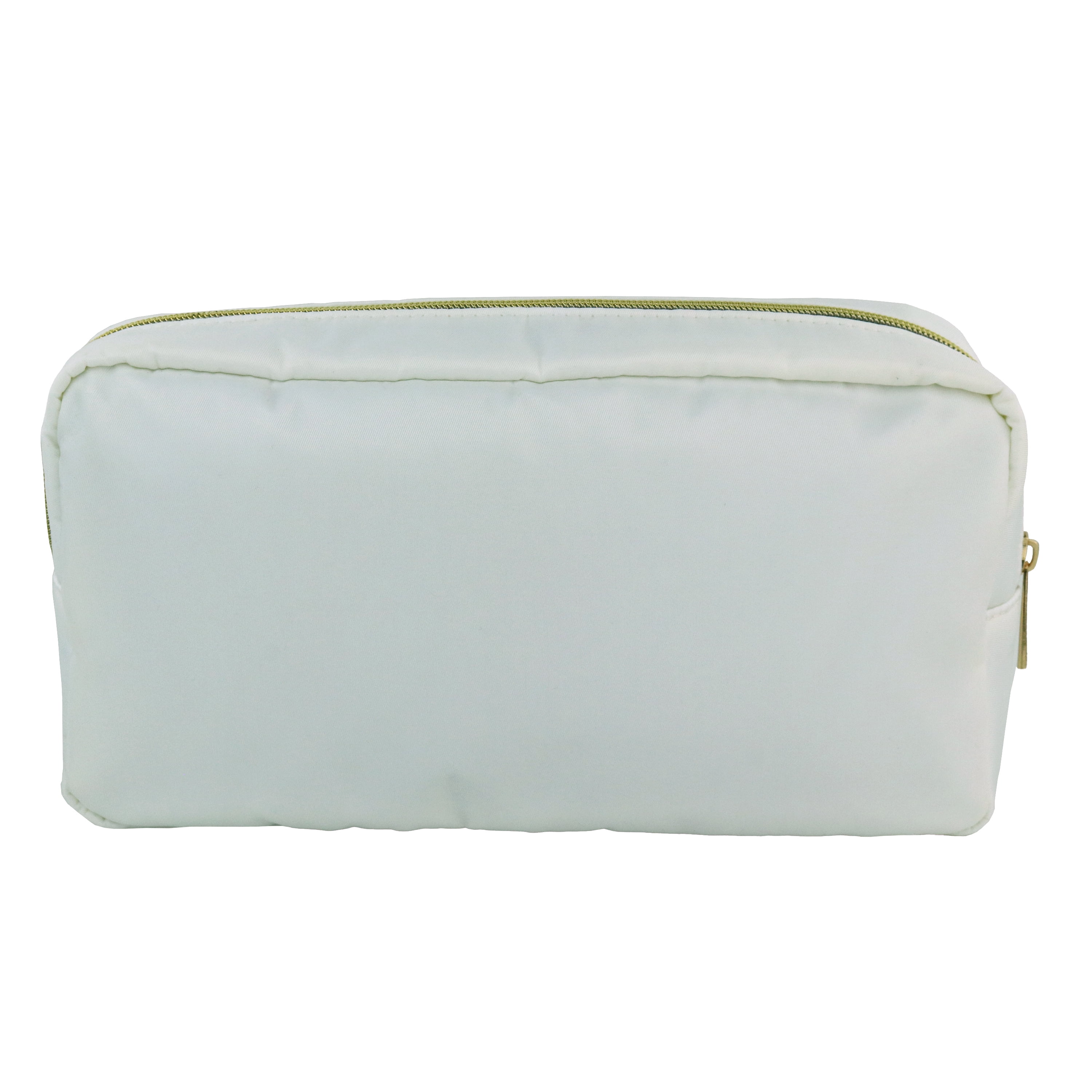 Hello Hobby Zippered Customizable Nylon Storage Bag, Medium, White