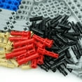 thumbnail image 3 of Technical Parts Pieces Sets Liftarm Beams Bricks Bulk Axles Pins Panels Frame Beams Connectors, 580 Pieces Compatible with Technical-Block MOC Buildings Toys for Boys Adults Kids Age 6+, 3 of 6
