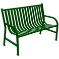 thumbnail image 5 of Witt Outdoor Slatted Metal Bench, 5 of 6