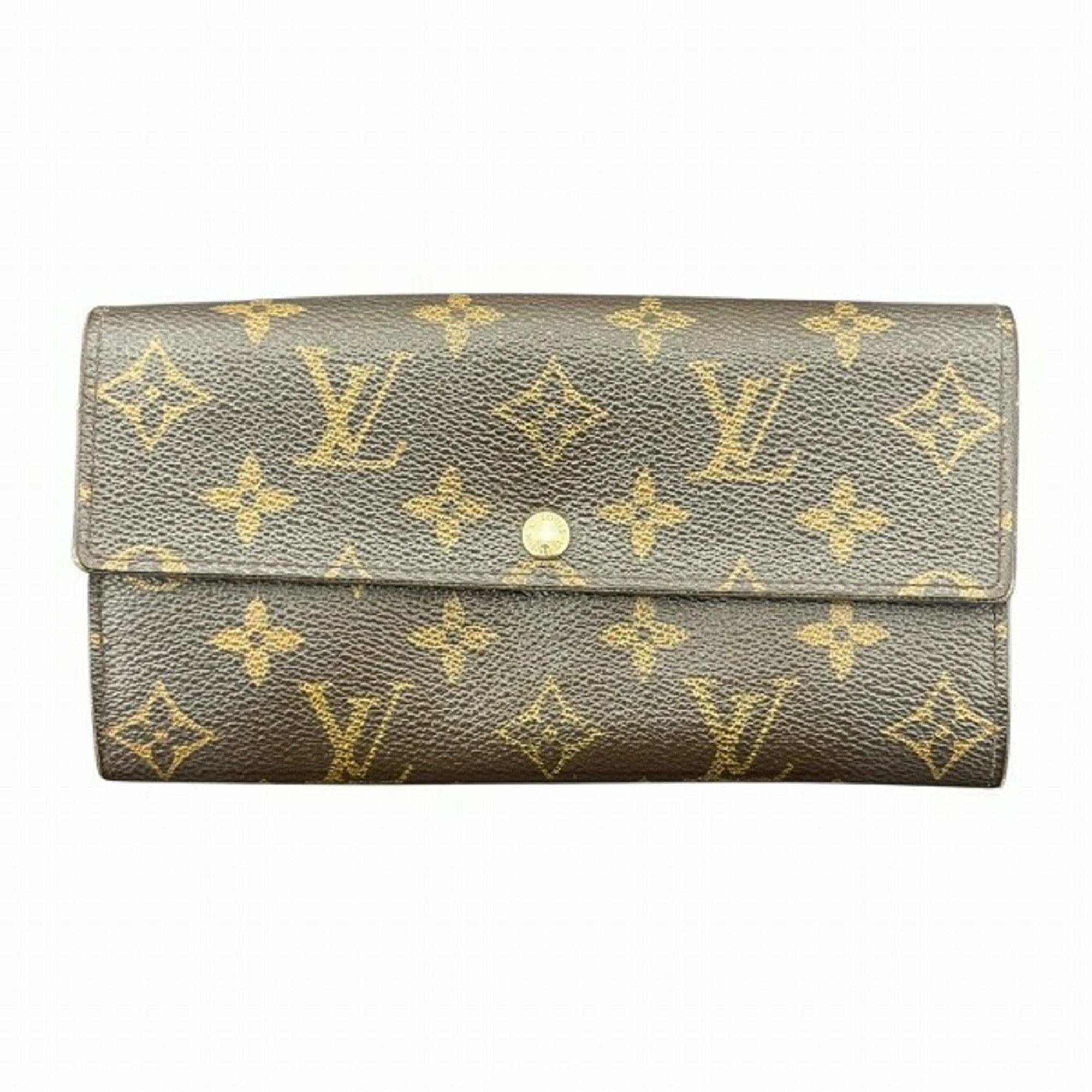 Pre-Owned Louis Vuitton Monogram Portefeuille Sarah M61734 Long Wallet for Men and... (Fair)