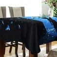 thumbnail image 5 of Yayeee Tablecloths 54" x 54" Rectangle Wrinkle Resistant Party Table Cover, Blue Butterfly, 5 of 8