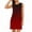 B Wine, variant on Bovxnpu Women's Nightgown Tank Play Dress Sleeveless Sleepshirt Loungewear Sleeveless Crew Neck Side Split Dress Sleepwear
