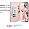 thumbnail image 5 of Galaxy A71 5G Case, [5G Version] Galaxy A71 Wallet Case, Tekcoo Luxury PU Leather Cash Credit Card Slots Holder Carrying Folio Flip Cover [Detachable Magnetic Hard Case] for Samsung A71 [Rose Gold], 5 of 6