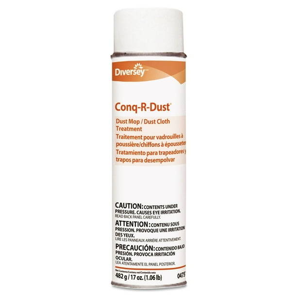 ConqrDust Dust Mop/Dust Cloth Treatment, Amine Scent, 17oz Aerosol