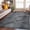 Black, variant on World Rug Gallery Contemporary Arch Knot Design Area Rug - GRAY 5' X 7'