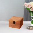 thumbnail image 1 of Caja de regalo de madera, caja de recuerdos, organizador decorativo vintage con cierre frontal y tapa abatible, organizador de obsequios para damas de S. Brown, 1 of 8