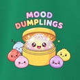 thumbnail image 3 of Wild Bobby Mood Dumplings Kawaii Cute Dim Sum Emotional Dumpling Graphic | Unisex Novelty T-Shirt | Anime Food Lover Gift for Her Him Kids Unisex Boys Girls Graphic Youth T-Shirt, 3 of 6