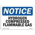 thumbnail image 1 of SignMission OS-NS-A-1218-L-13565 12 x 18 Po Panneau de Signalisation OSHA - Gaz Inflammable Comprimé à l'Hydrogène, 1 of 1