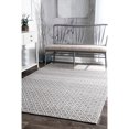 thumbnail image 2 of nuLOOM HMCO5E Tapis de Course en Treillis de Diamants, 2 6" x 8, Gris, 2 of 2