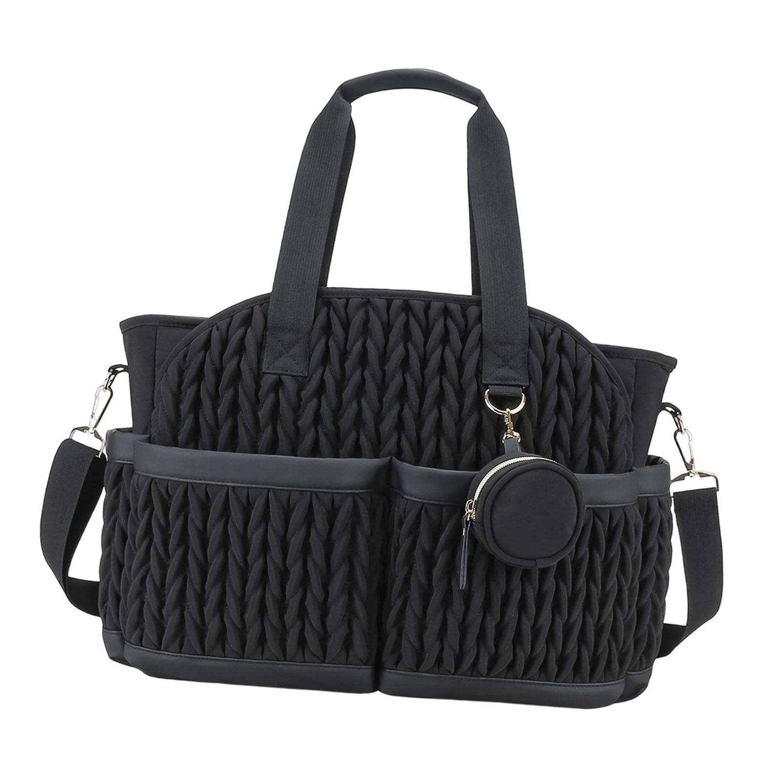 Diaper Bag Tote Baby Changing Bag Nappy Organizer Large Capacity Polyester for Mom Dad Travel Picnic