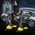 thumbnail image 2 of Luz de puerta de coche inalámbrica 3D, proyector dinámico Universal, lámpara de bienvenida de advertencia automática, luces decorativas de Ambiente de coche Fivean unisex, 2 of 2
