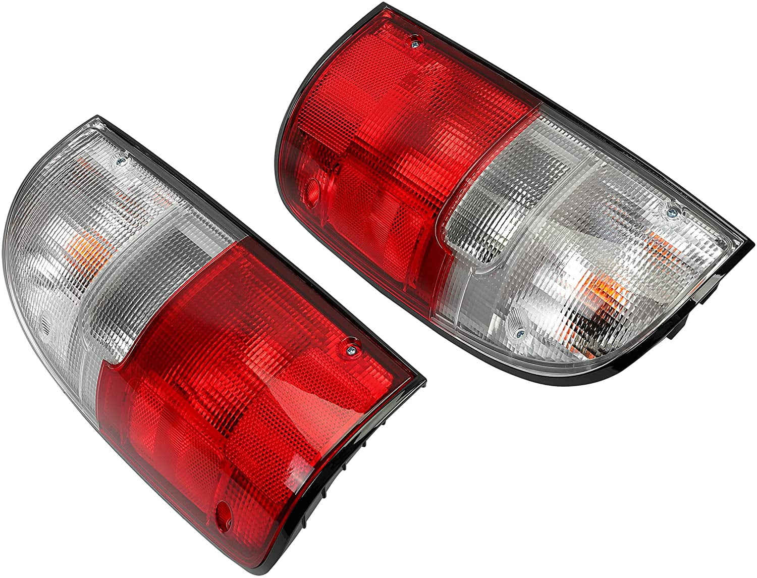 Kojem Pair Tail Light Lamps Driver Left & Passenger Right Compatible with 1995-2000 Toyota Tacoma Pickup Trunk 2wd/4wd