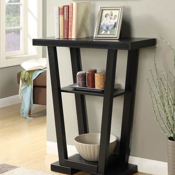Long Console Table for Entryway, Farmhouse Sofa Console Behind Couch, Entry Table for Hallway, Foyer, Living Room, Brown, 31"W x 11.5"D x 34"H