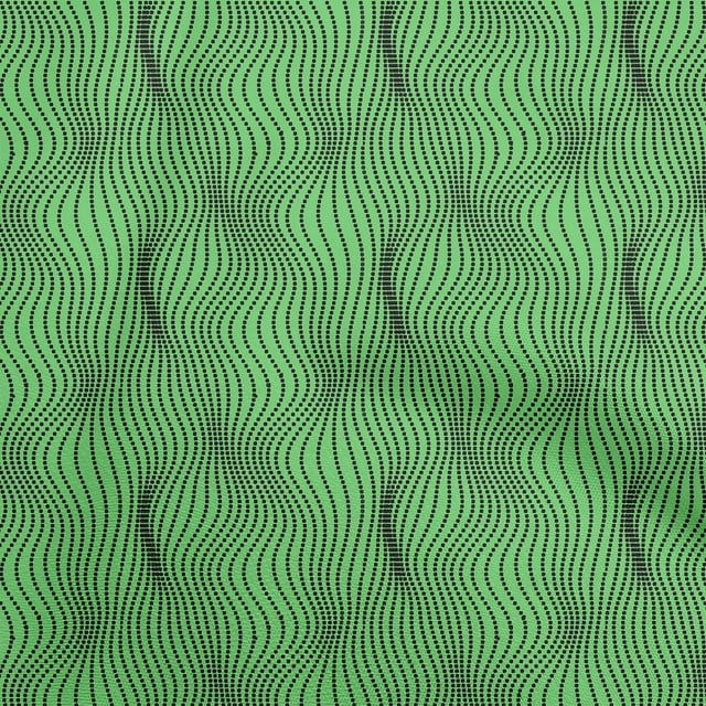 oneOone Georgette Viscose Green Fabric Moire Sewing Craft Projects Fabric Prints By Yard 42 Inch Wide