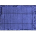 thumbnail image 1 of Ahgly Company Machine Washable Indoor Rectangle Abstract Blue Modern Area Rugs, 7' x 9', 1 of 4
