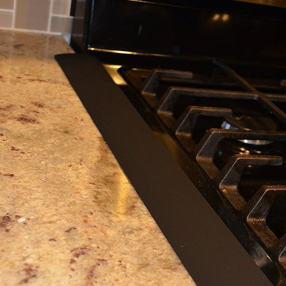 Yardwe Stove Counter Gap Cover Heat Resistant Easy to Clean 2Pcs 11.8x2.2x0.4in