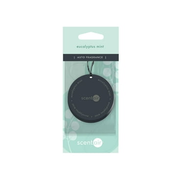 ScentAir Auto & Room Fragrance Puck with 30 Day Lasting Scent, Eucalyptus Mint, 3 Count